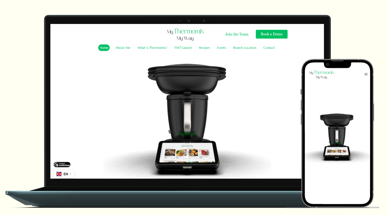 My Thermomix My Way website shown on devices